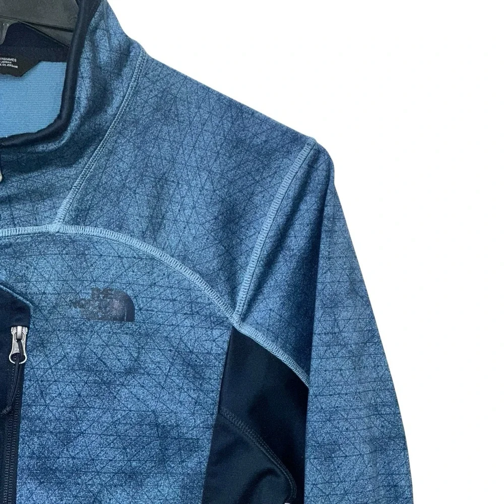 The North Face‎ NF0A37JU Fleece Shell Jacket Abstract Geo Full Zip Mens Size M